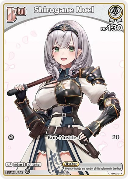 Shirogane Noel (P) (hBP02-014), hololive OFFICIAL CARD GAME Promos hBP02-014