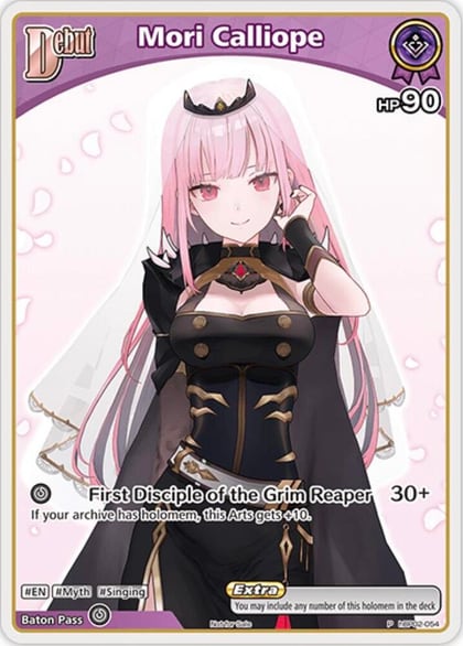 Mori Calliope (P) (hBP02-054), hololive OFFICIAL CARD GAME Promos hBP02-054