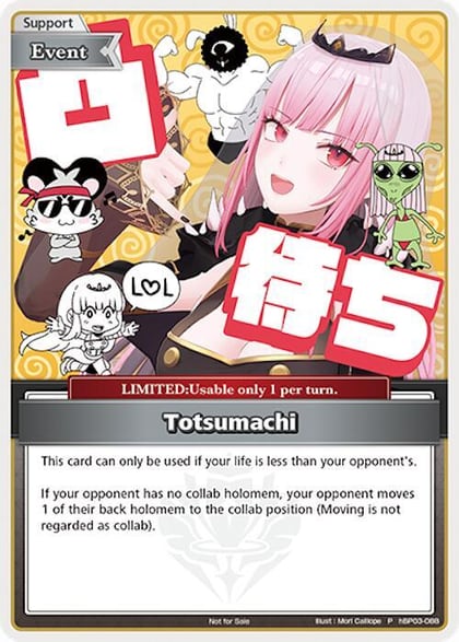 Totsumachi (P) (Alternate Art), hololive OFFICIAL CARD GAME Promos hBP03-088
