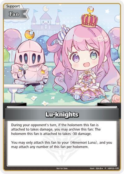 Lu-knights (P) (hBP03-105), hololive OFFICIAL CARD GAME Promos hBP03-105