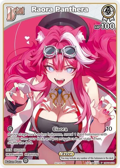 Raora Panthera (P) (hBP04-016), hololive OFFICIAL CARD GAME Promos hBP04-016