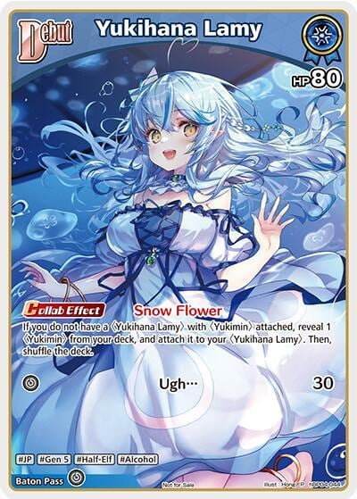 Yukihana Lamy (P) (hBP04-044) (Alternate Art), hololive OFFICIAL CARD GAME Promos hBP04-044