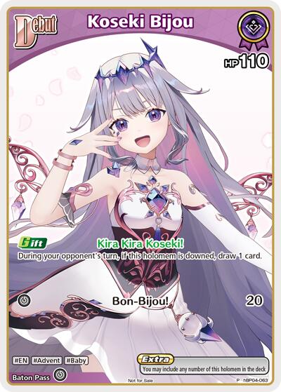 Koseki Bijou (P) (hBP04-063), hololive OFFICIAL CARD GAME Promos hBP04-063