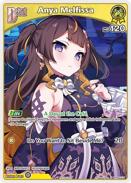 Anya Melfissa (P) (hBP04-074) (Alternate Art), hololive OFFICIAL CARD GAME Promos hBP04-074