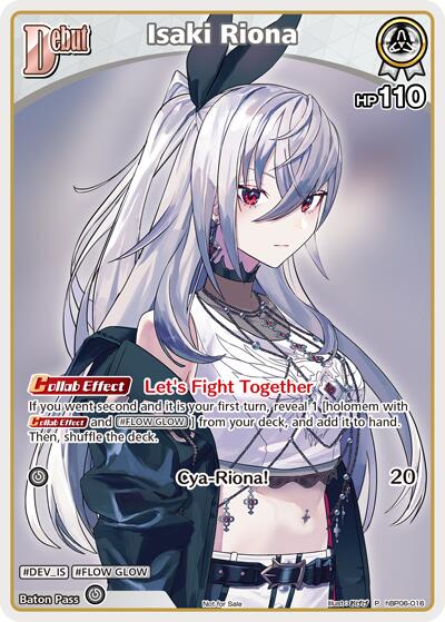 Isaki Riona (P) (hBP06-016), hololive OFFICIAL CARD GAME Promos hBP06-016