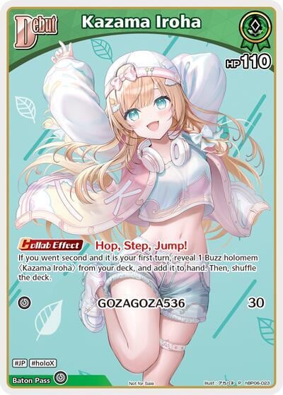 Kazama Iroha (P) (hBP06-023), hololive OFFICIAL CARD GAME Promos hBP06-023