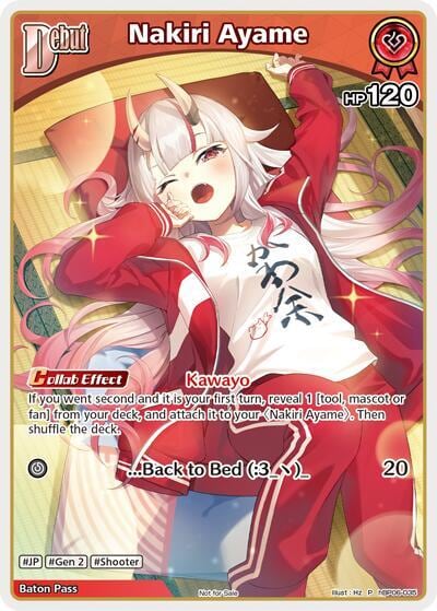 Nakiri Ayame (P) (hBP06-035), hololive OFFICIAL CARD GAME Promos hBP06-035