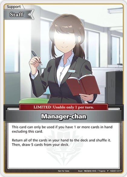 Manager-chan (P), hololive OFFICIAL CARD GAME Promos hSD01-017
