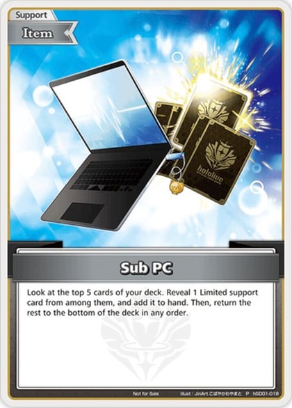 Sub PC (P), hololive OFFICIAL CARD GAME Promos hSD01-018