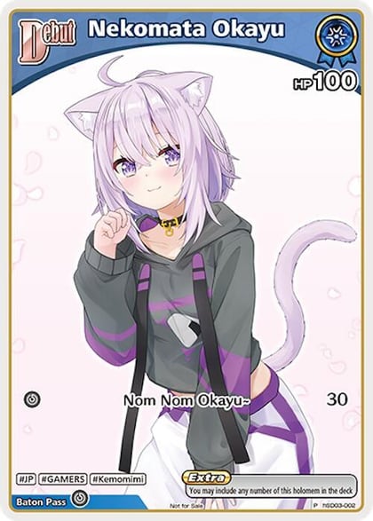 Nekomata Okayu (P) (hSD03-002), hololive OFFICIAL CARD GAME Promos hSD03-002