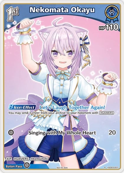 Nekomata Okayu (P) (hSD03-007), hololive OFFICIAL CARD GAME Promos hSD03-007