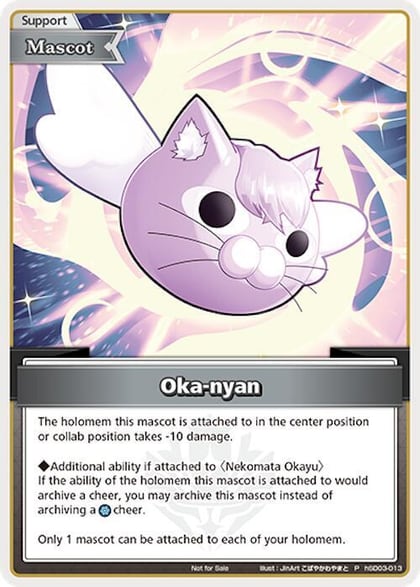 Oka-nyan (P), hololive OFFICIAL CARD GAME Promos hSD03-013