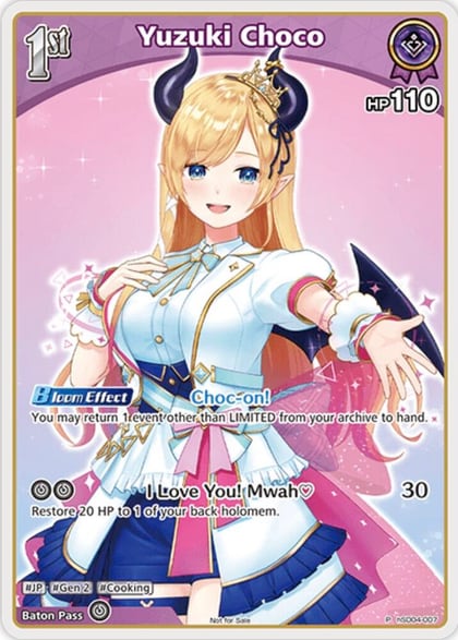 Yuzuki Choco (P) (hSD04-007), hololive OFFICIAL CARD GAME Promos hSD04-007