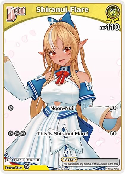 Shiranui Flare (P) (hSD07-002), hololive OFFICIAL CARD GAME Promos hSD07-002
