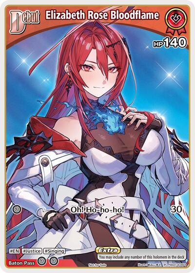 Elizabeth Rose Bloodflame (P) (hSD13-003), hololive OFFICIAL CARD GAME Promos hSD13-003