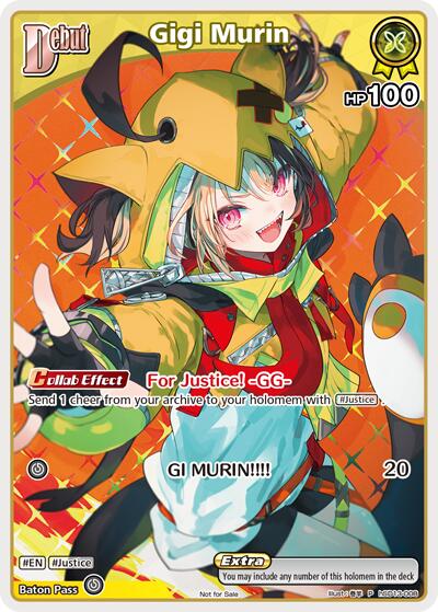 Gigi Murin (P) (hSD13-008), hololive OFFICIAL CARD GAME Promos hSD13-008