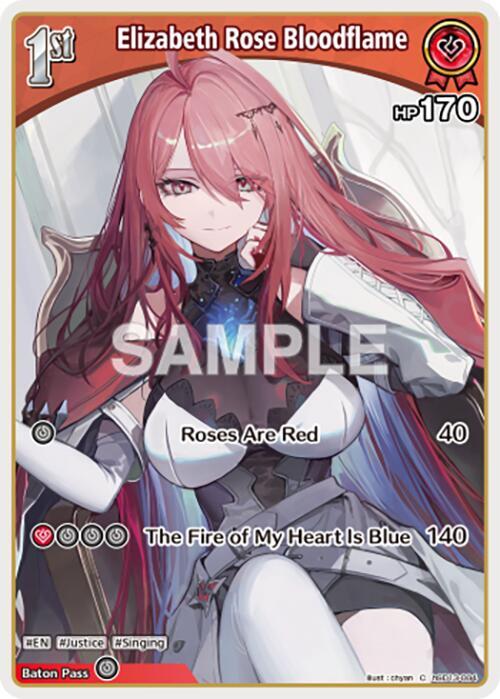 Elizabeth Rose Bloodflame (C) (hSD13-004), SD13: Start Deck: Oshi Justice hSD13-004
