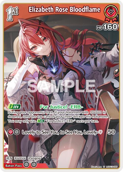 Elizabeth Rose Bloodflame (U) (hSD13-005), SD13: Start Deck: Oshi Justice hSD13-005
