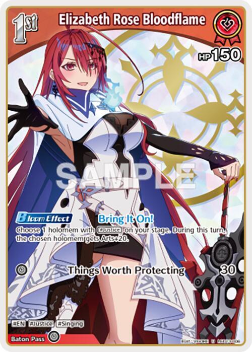 Elizabeth Rose Bloodflame (U) (hSD13-006), SD13: Start Deck: Oshi Justice hSD13-006