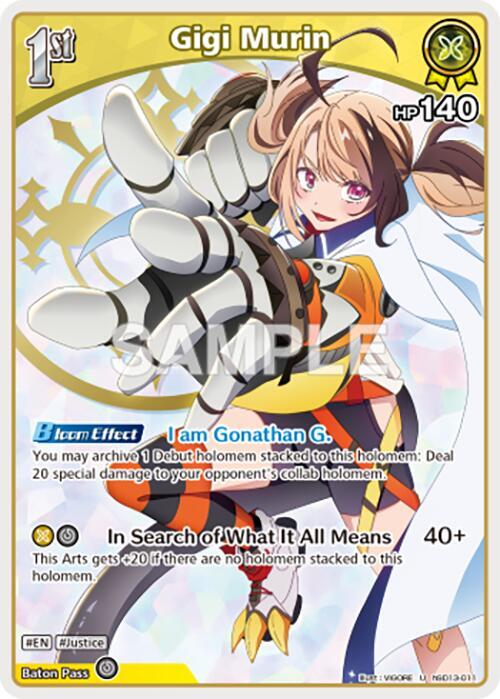Gigi Murin (U) (hSD13-011), SD13: Start Deck: Oshi Justice hSD13-011