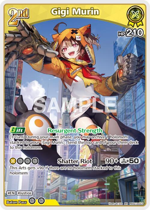 Gigi Murin (RR), SD13: Start Deck: Oshi Justice hSD13-013