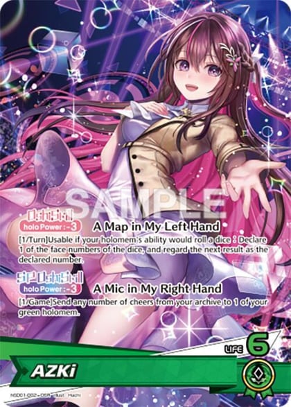 AZKi (OSR), SD01: Start Deck: Tokino Sora and Azki hSD01-002