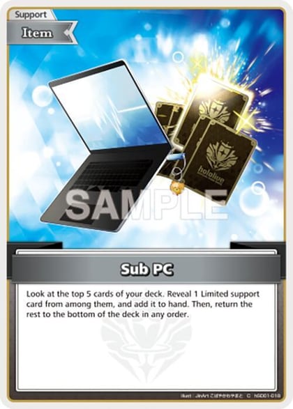 Sub PC (C), SD01: Start Deck: Tokino Sora and Azki hSD01-018