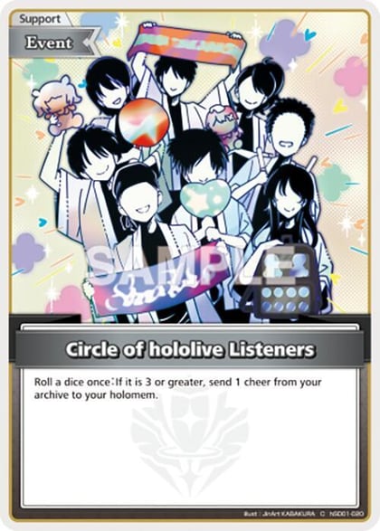 Circle of hololive Listeners (C), SD01: Start Deck: Tokino Sora and Azki hSD01-020