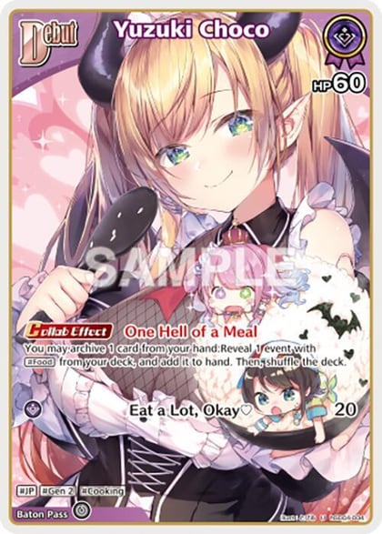 Yuzuki Choco (U) (hSD04-004), SD04: Start Deck: Purple Yuzuki Choco hSD04-004