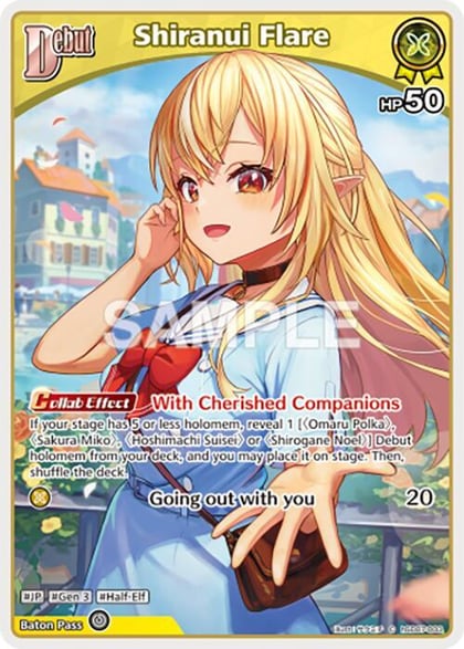 Shiranui Flare (C) (hSD07-003), SD07: Start Deck: Yellow Shiranui Flare hSD07-003