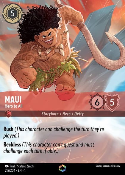 Maui - Hero to All (Enchanted), The First Chapter 212/204