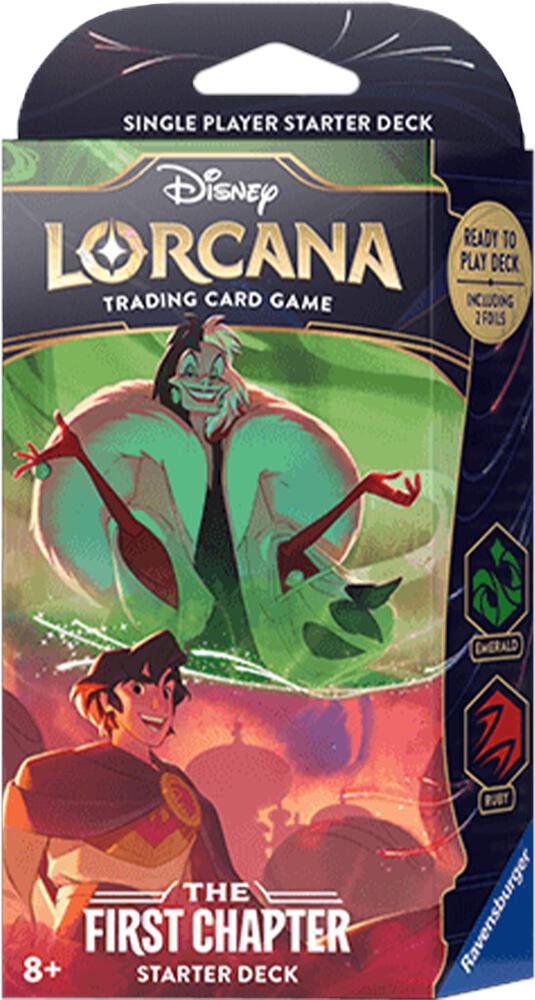 Disney Lorcana: The First Chapter Starter Deck (Emerald & Ruby), The First Chapter P482418