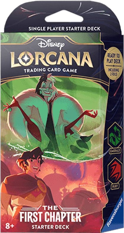 Disney Lorcana: The First Chapter Starter Deck (Emerald & Ruby), The First Chapter P482418
