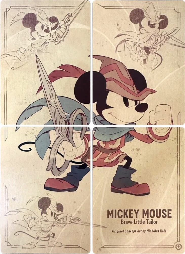 Mickey Mouse - Brave Little Tailor Puzzle Insert (Set of 4), The First Chapter P512519