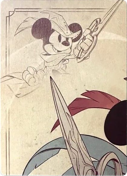 Mickey Mouse - Brave Little Tailor Puzzle Insert (Top Left), The First Chapter P512520