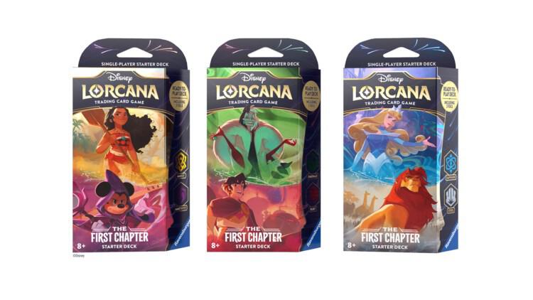 Disney Lorcana: The First Chapter Starter Deck [Set of 3], The First Chapter P518785