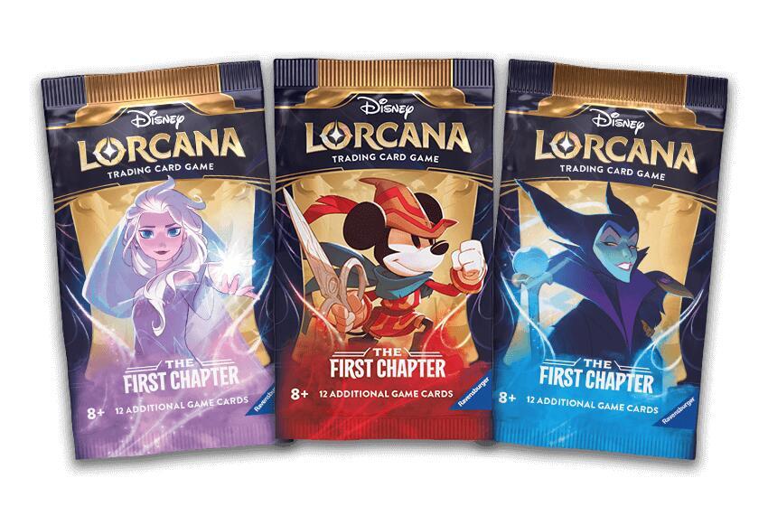 Disney Lorcana: The First Chapter Booster Pack Art Bundle [Set of 3], The First Chapter P662554