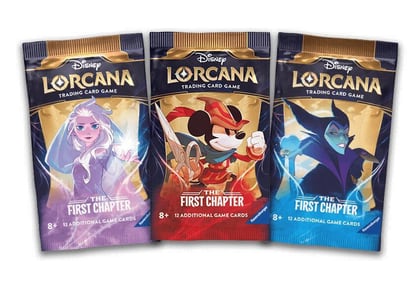 Disney Lorcana: The First Chapter Booster Pack Art Bundle [Set of 3], The First Chapter P662554