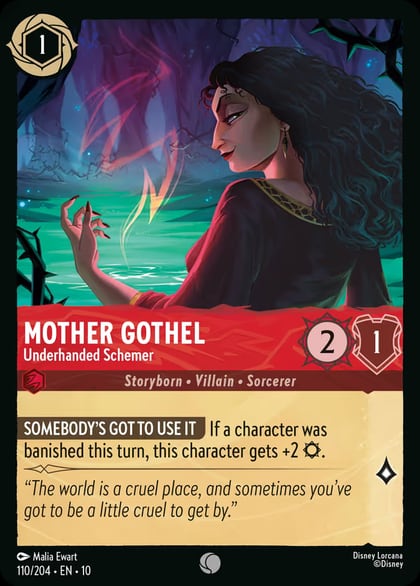 Mother Gothel - Underhanded Schemer, Whispers in the Well 110/204