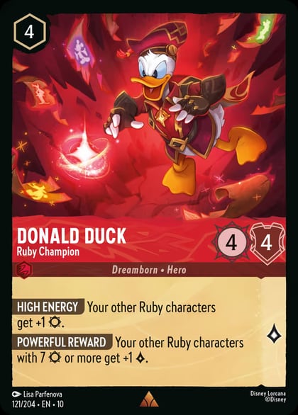 Donald Duck - Ruby Champion, Whispers in the Well 121/204