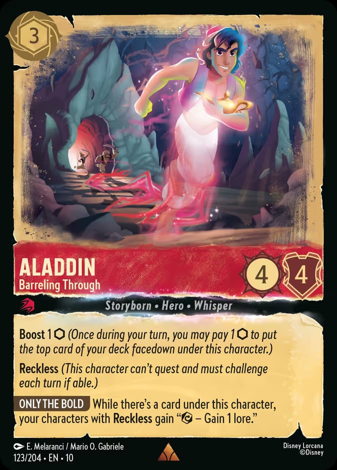Aladdin - Barreling Through, Whispers in the Well 123/204