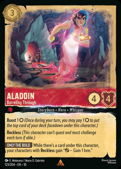 Aladdin - Barreling Through, Whispers in the Well 123/204