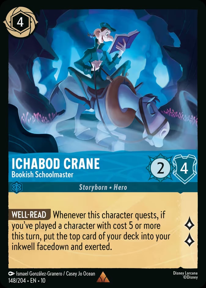 Ichabod Crane - Bookish Schoolmaster, Whispers in the Well 148/204