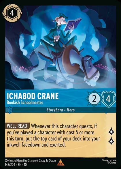 Ichabod Crane - Bookish Schoolmaster, Whispers in the Well 148/204