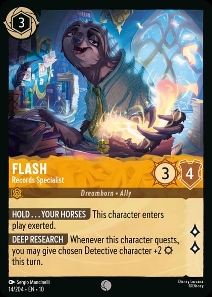 Flash - Records Specialist, Whispers in the Well 14/204