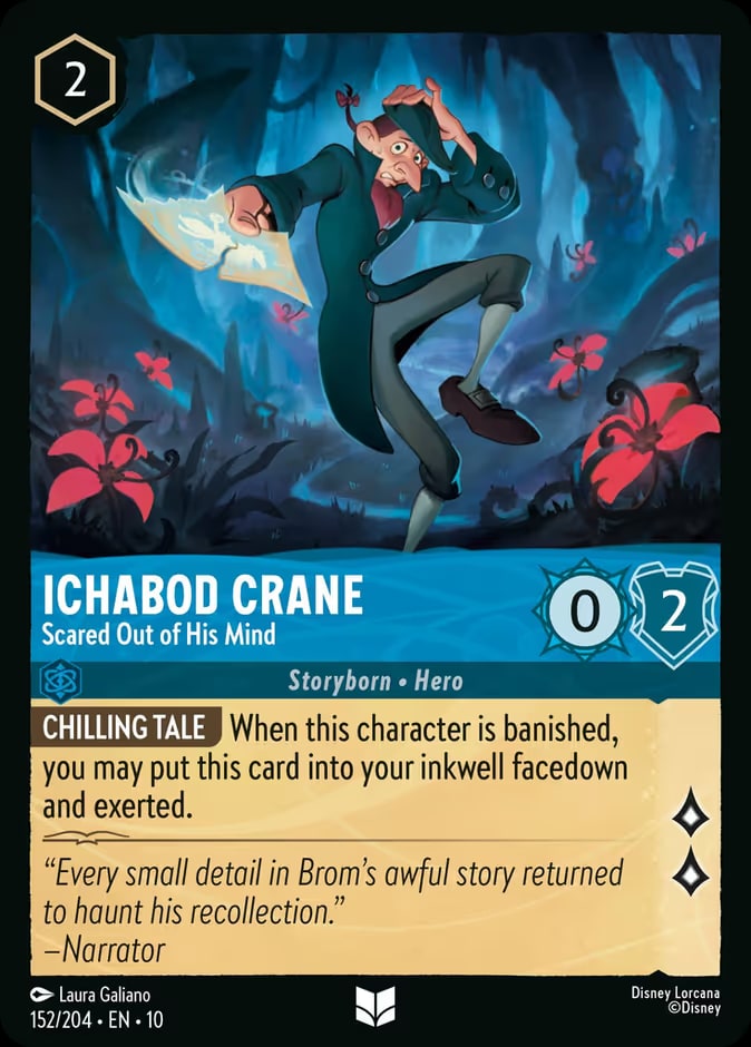 Ichabod Crane - Scared Out of His Mind, Whispers in the Well 152/204