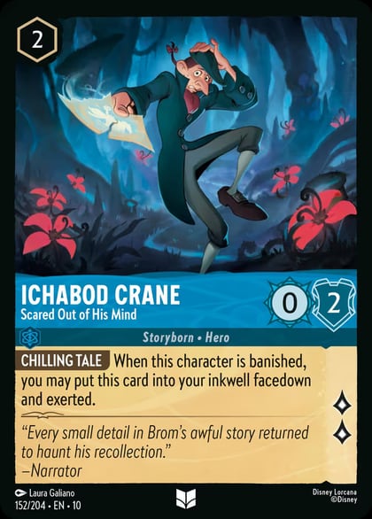Ichabod Crane - Scared Out of His Mind, Whispers in the Well 152/204