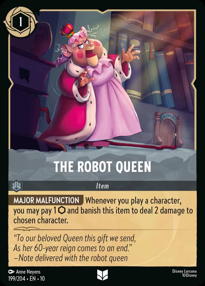 The Robot Queen, Whispers in the Well 199/204