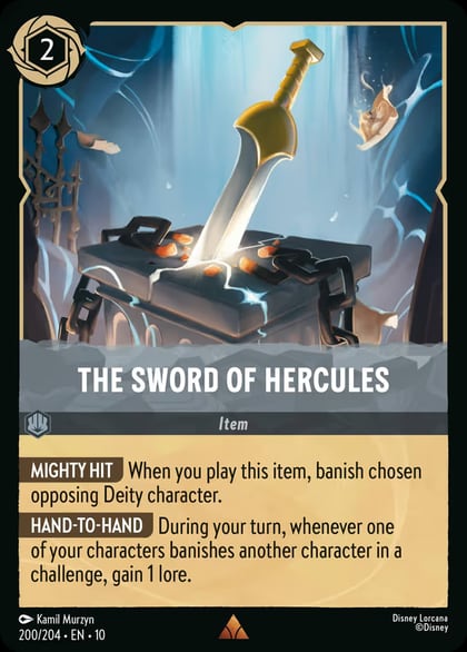 The Sword of Hercules, Whispers in the Well 200/204