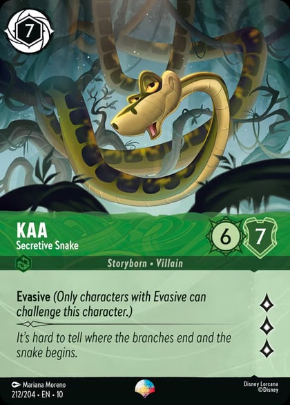 Kaa - Secretive Snake (Epic), Whispers in the Well 212/204